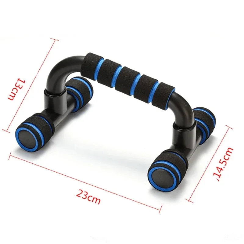 Pair of U-Shaped Push-Up Bars with Sponge Grip