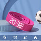 Fitnessniches Smart Bracelet with LED digital display showing time and fitness tracking features on a black strap.