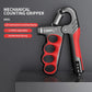 Adjustable hand grip strengthener by Fitnessniches, featuring ergonomic handles and resistance settings for hand exercises.