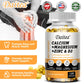Cal-Mag-Zinc + D3 supplement bottle by Fitnessniches, featuring a clear label and colorful design on a white background.