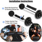 Fitnessniches barbell squat pad in black, designed for comfort and support during weightlifting exercises.
