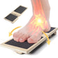 Wooden non-slip wobble balance board by Fitnessniches, showcasing its smooth surface and rounded edges for stability.