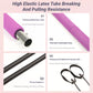 Fitnessniches portable yoga Pilates bar with adjustable resistance bands and ergonomic grips for home workouts.