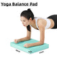 Non-slip balance foam pad by Fitnessniches, featuring a textured surface for stability during workouts and exercises.