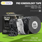 OK TAPE PRO kinesiology tape in a roll, featuring a vibrant color and texture for athletic support and muscle recovery.