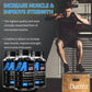 Creatine Monohydrate 3000mg by Fitnessniches in a clear container with a black scoop on a white background.