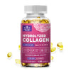 Hydrolyzed collagen powder with hyaluronic acid for beauty and joint support, displayed in a clean, modern container.