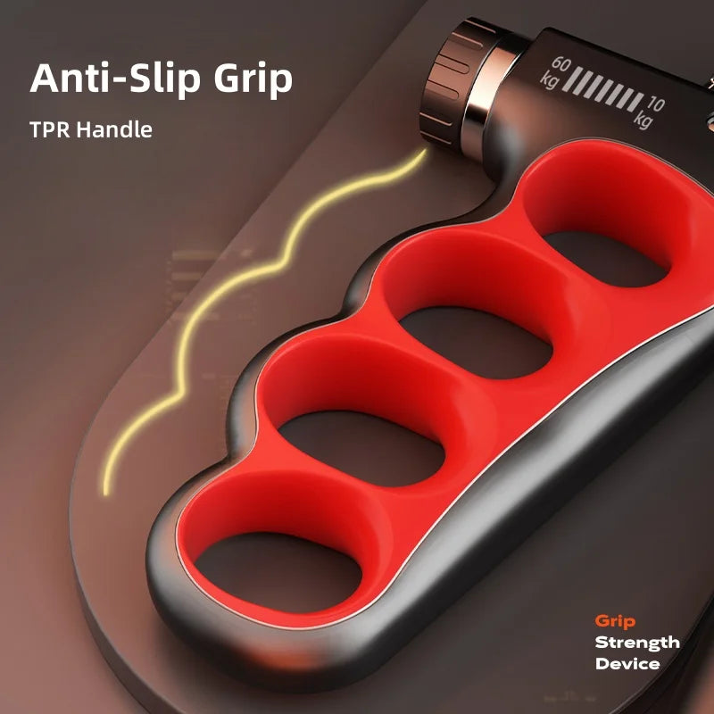 Adjustable Fitnessniches hand grip strengthener in ergonomic design for improving grip strength and hand endurance.