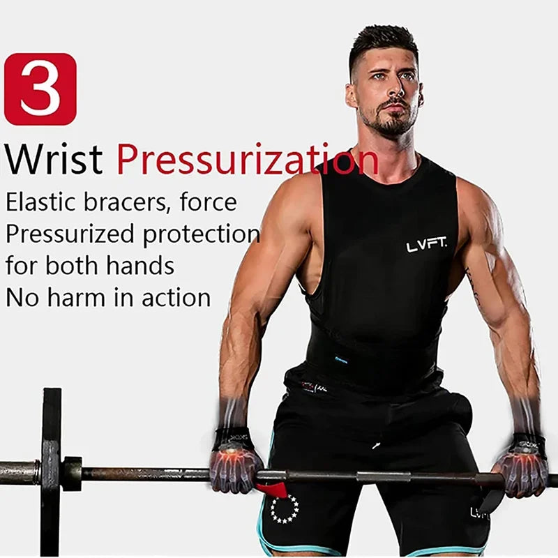 Fitnessniches weightlifting wrist straps in black, featuring reinforced stitching and adjustable Velcro for secure support.