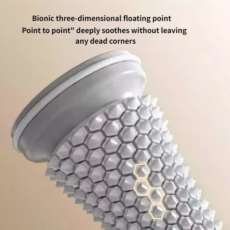 Ergonomic Foot Roller Massager by Fitnessniches, featuring textured rollers for foot relaxation and pain relief.