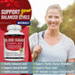 Vitamin C + E Blood Sugar Complex capsules by Fitnessniches for heart and immune support on a white background.