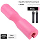 Fitnessniches barbell squat pad in black, designed for comfort during weightlifting exercises.
