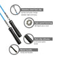 Professional weighted jump rope by Fitnessniches with soft grip handles and adjustable length for workouts.