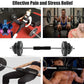 Fitnessniches barbell squat pad in black, featuring thick cushioning for comfort during weightlifting exercises.