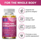Hydrolyzed collagen powder with hyaluronic acid in a container, promoting beauty and joint support by Fitnessniches.