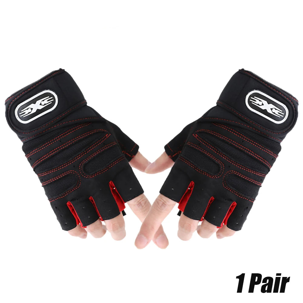 Fitnessniches premium anti-slip workout gloves with textured grip, designed for stability and comfort during exercises.