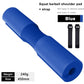 Fitnessniches barbell squat pad in black, providing cushioning and support for comfortable weight lifting exercises.