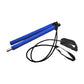 Portable Fitnessniches yoga Pilates bar with resistance bands, set against a neutral background in a home workout setting.