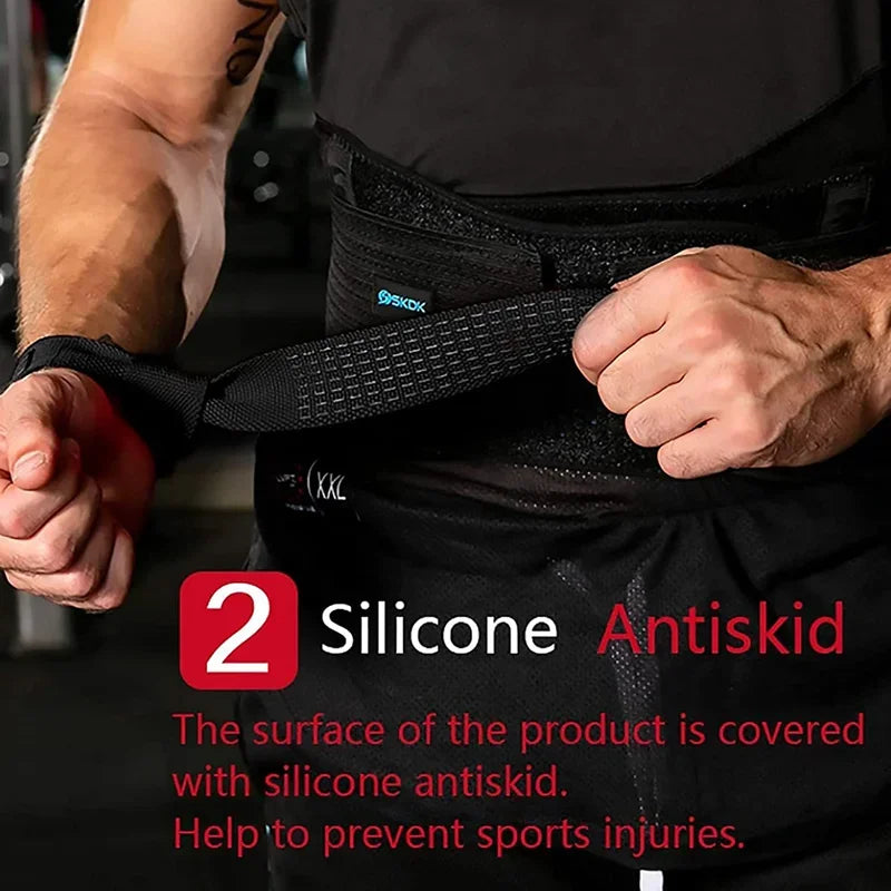 Fitnessniches weightlifting wrist straps in black, designed for secure grip and support during weightlifting workouts.